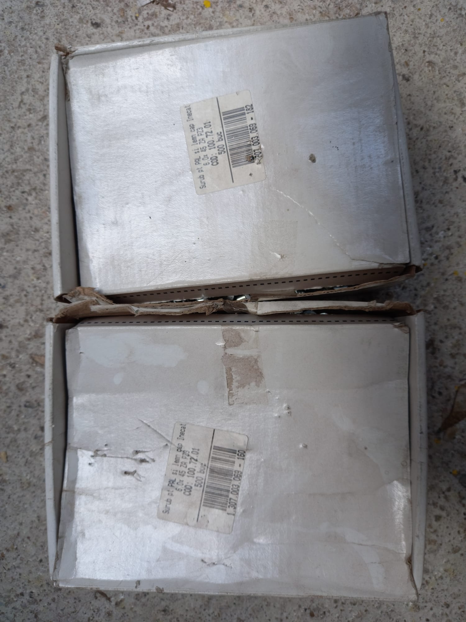 Surub pentru PAL si lemn cap inecat 6,0x 45 PZ3 (PACHET 2 cutii x 500 bucati)